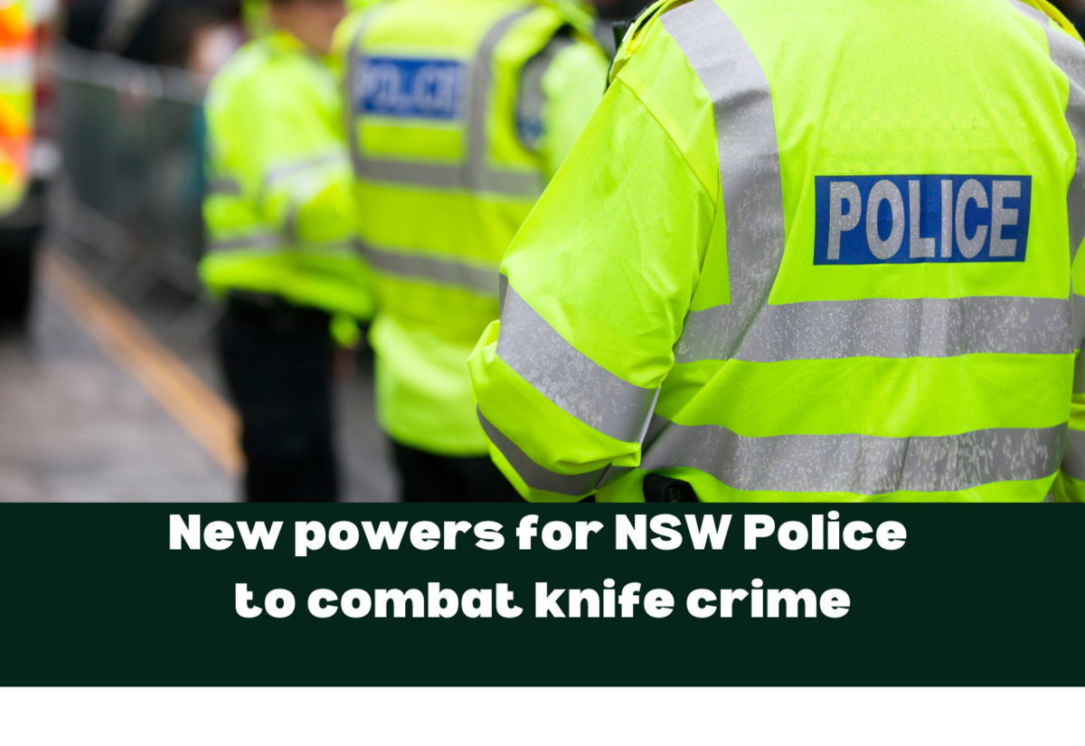 New Police powers to tackle knife crime take affect