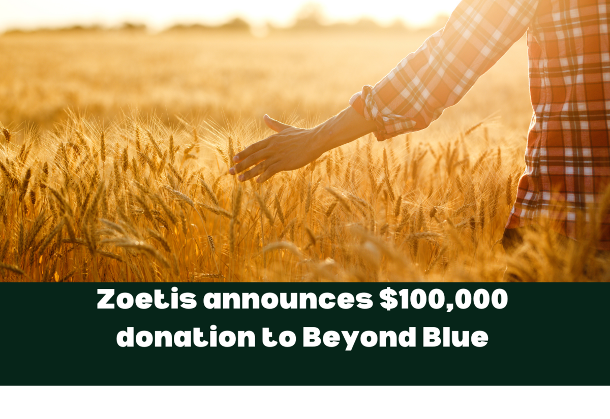 Zoetis announces $100,000 donation to Beyond Blue to support mental health in rural Australia