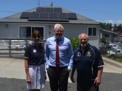 Celebrating Christmas at the Lions Carers Cottage