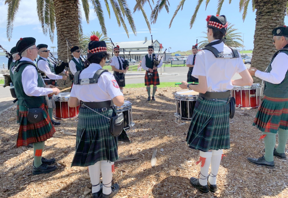 The Kiama Pipe Band's busy year