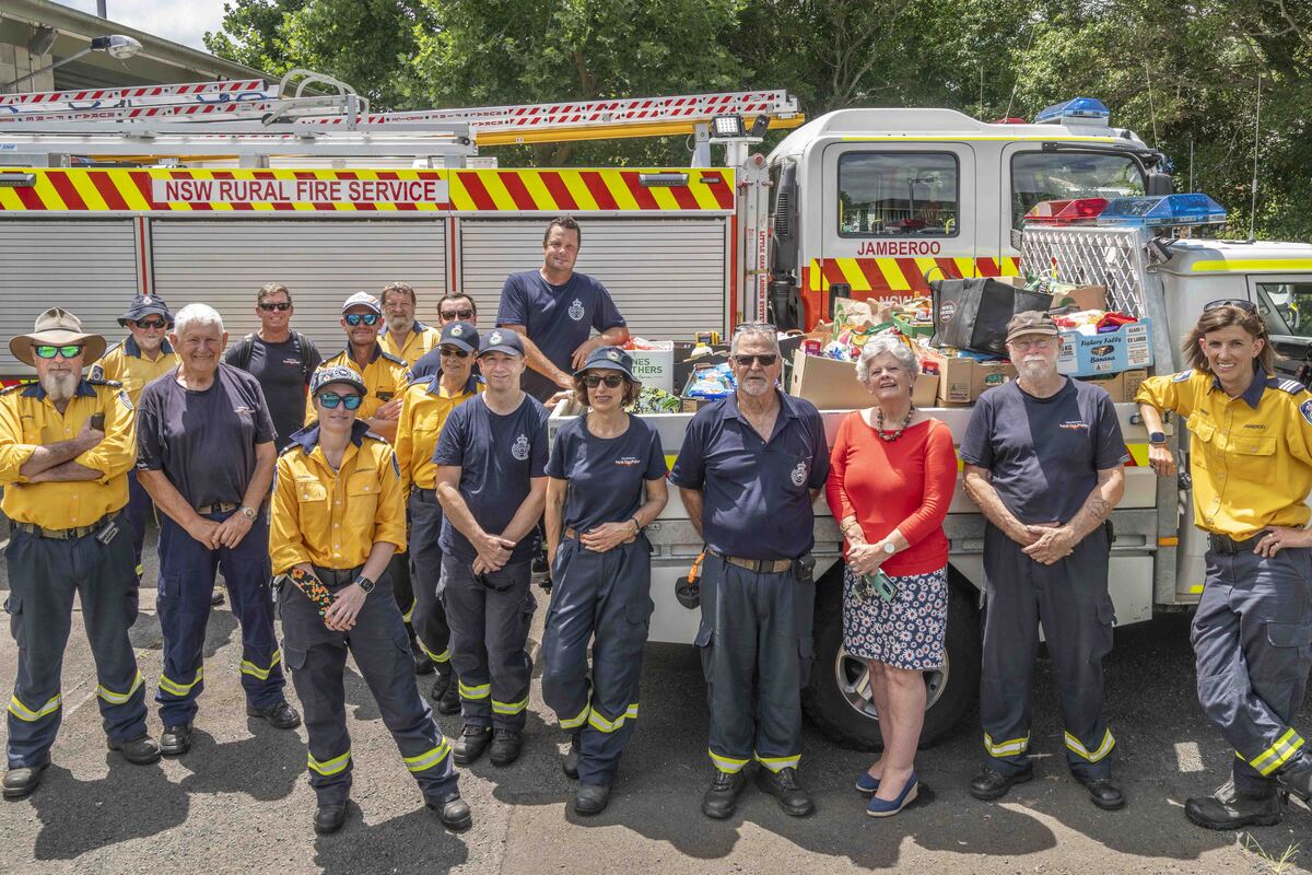 Jamberoo Rural Fire Brigade Salvation Army Food Drive: Photos