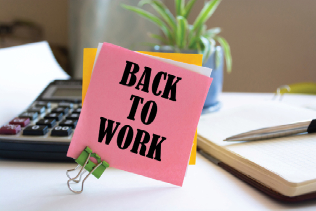 How to ease back into work after the festive season