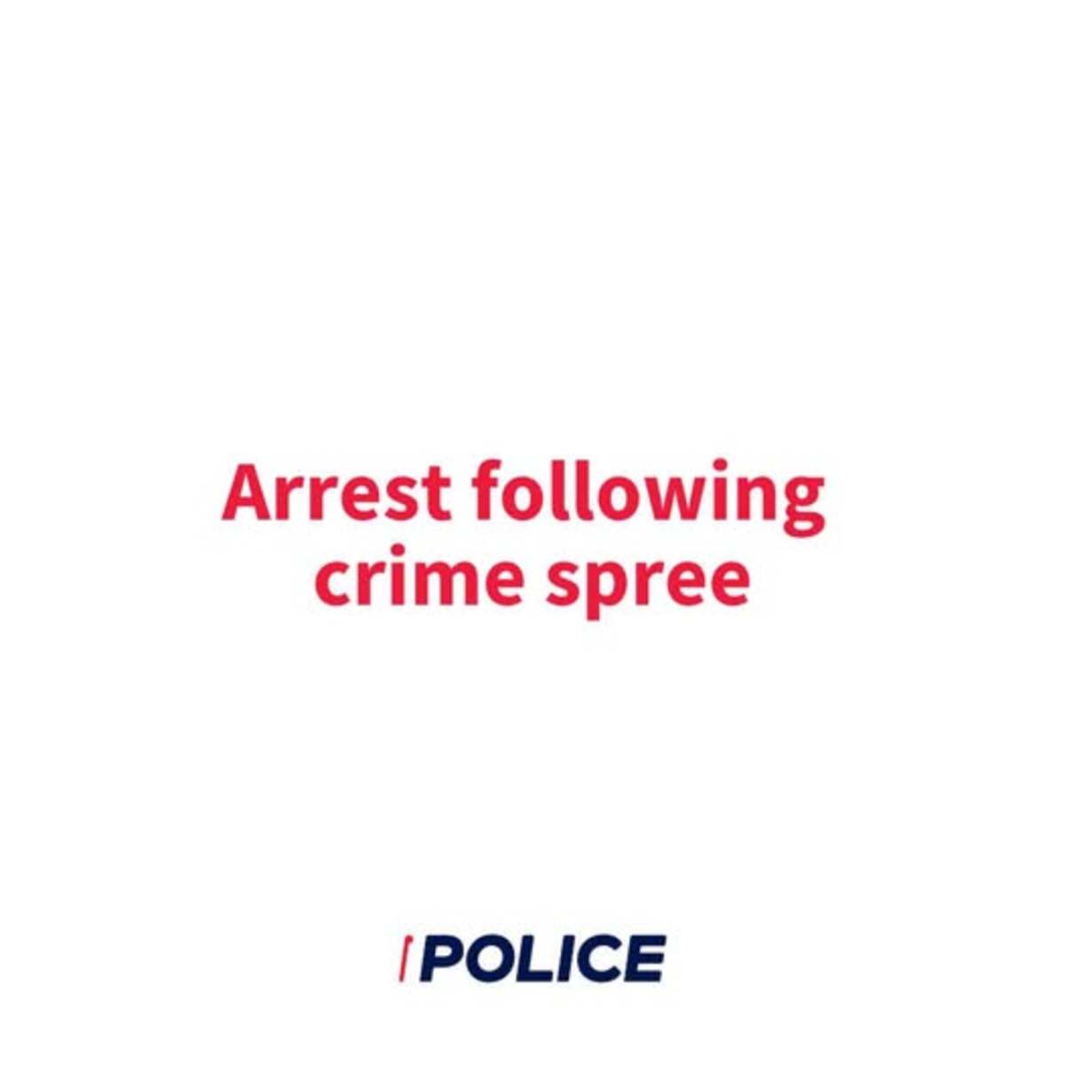 Arrest following Northland crime spree