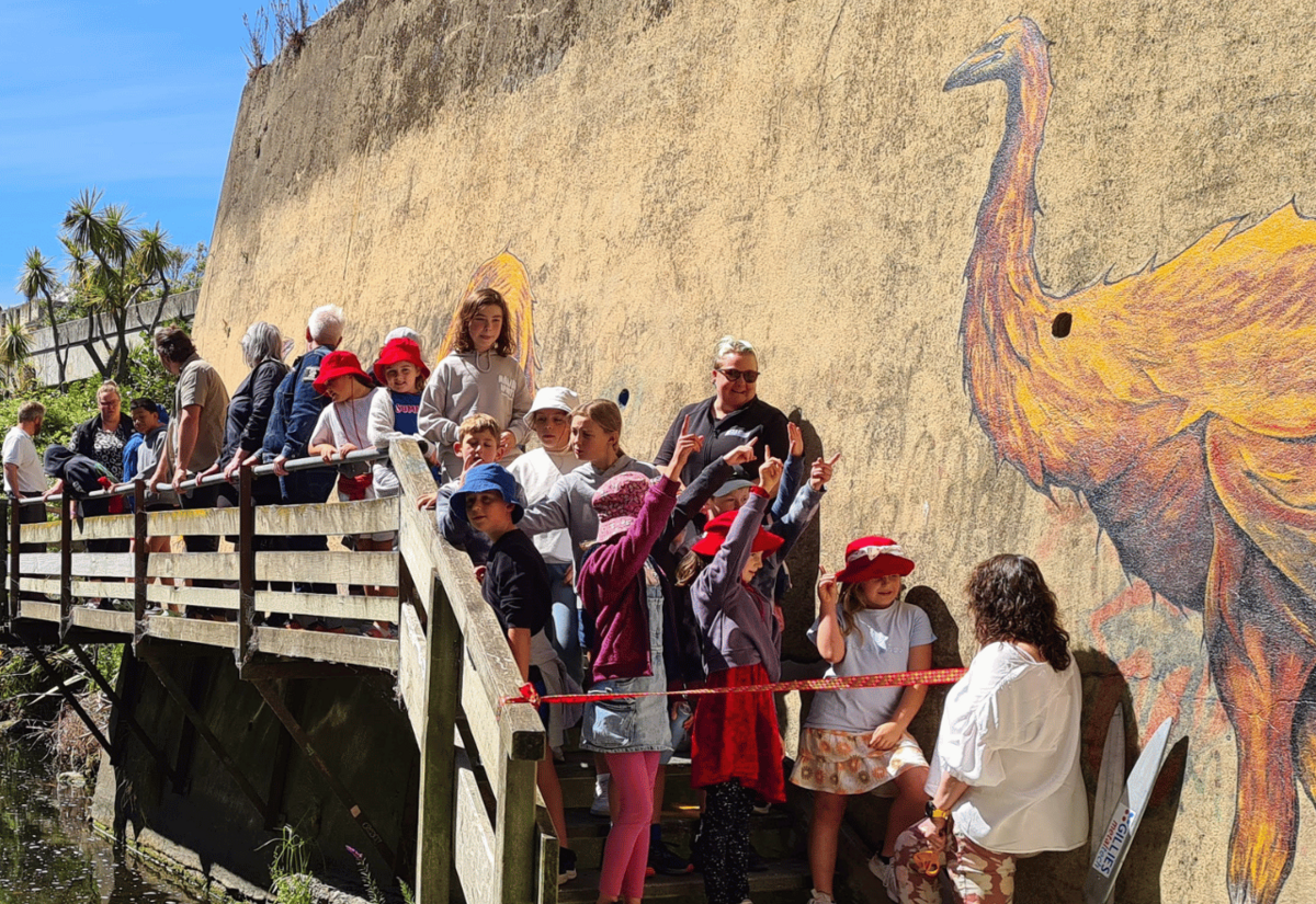 Underland trail opened with moa call and cake