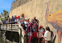 Underland trail opened with moa call and cake