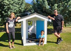 Cubby house winner ‘delighted’