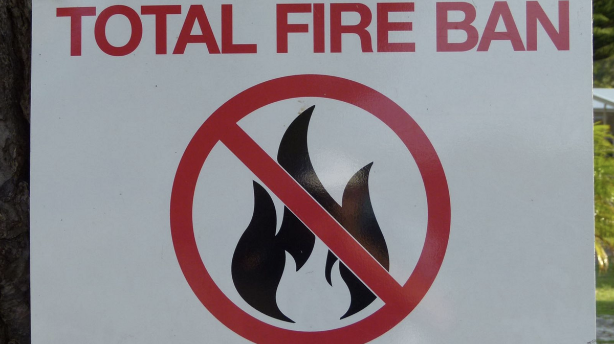 Total fire ban declared for Christmas Day