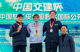 Podium finish for local paddler in China