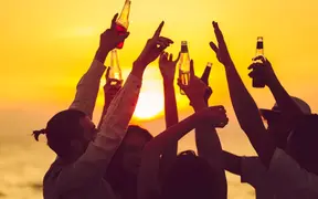 Emergency services and party-goers flock to New Year's Eve hotspots