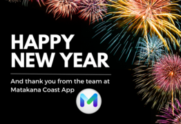 Thank you & Happy New Year from the Matakana Coast App Team
