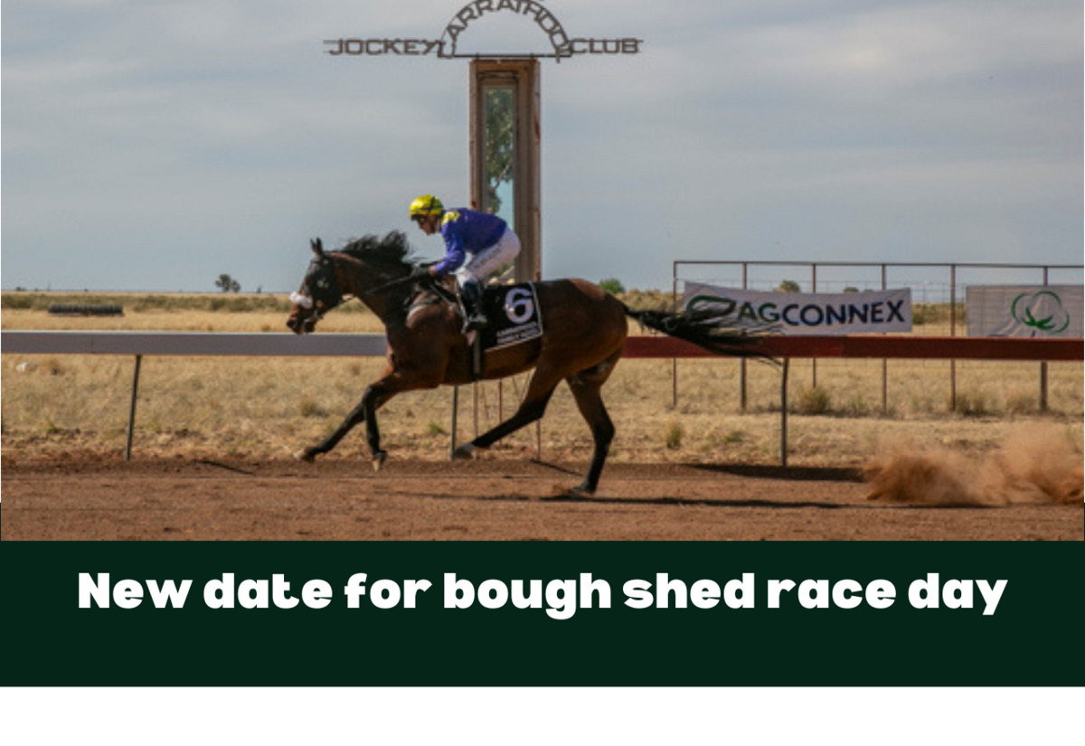 Carrathool race day pushed back into April