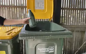 Auckland Council confiscating recycling bins in bid to stop people throwing rubbish in wrong place