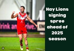 Hay Lions signing spree ahead of 2025 season