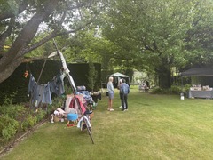 Crowds attracted to Art in the Garden biennial event