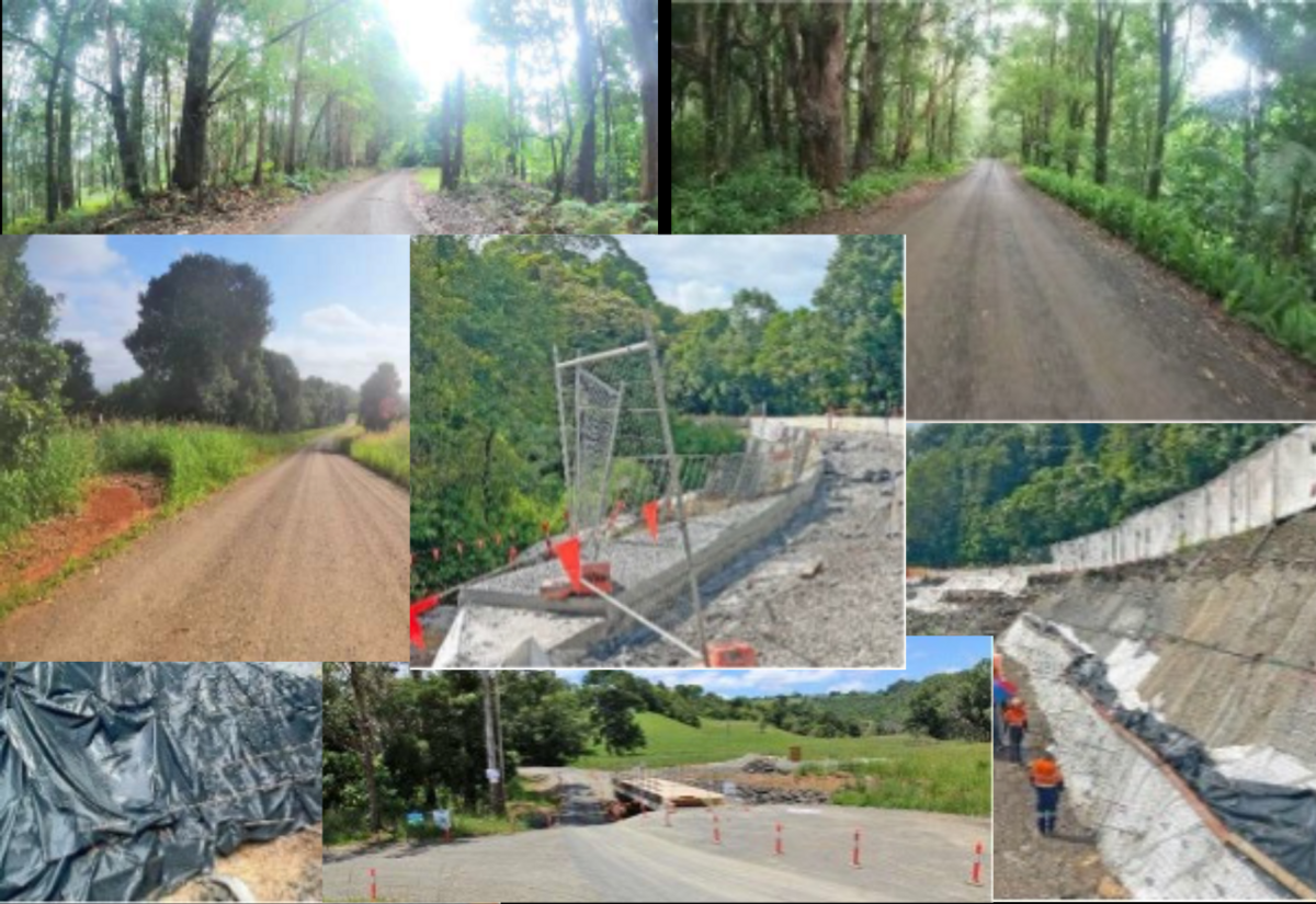 LCC update on the Flood Restoration work for roads and bridges