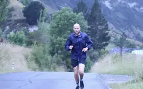 Kiwi running the length of New Zealand twice for men's well-being