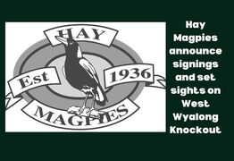 Hay Magpies announce season signings