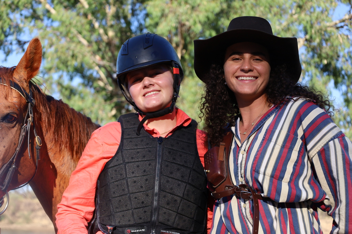 Lottie finds inspiration in the saddle with Sarah