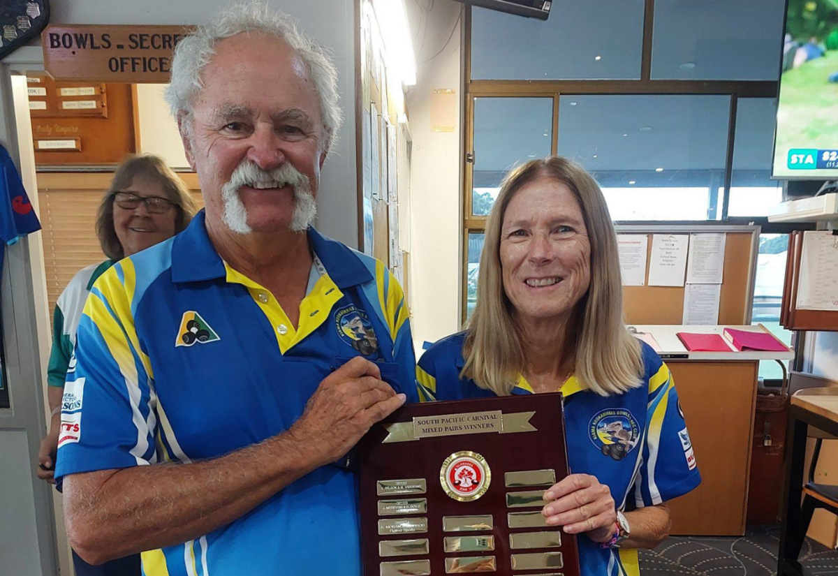 Kiama couple win South Pacific bowls championship