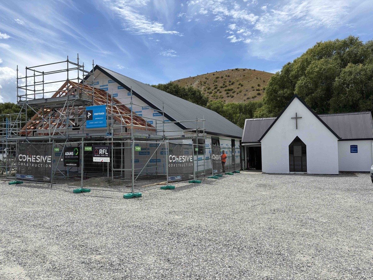 New Lowburn Church starting to take shape