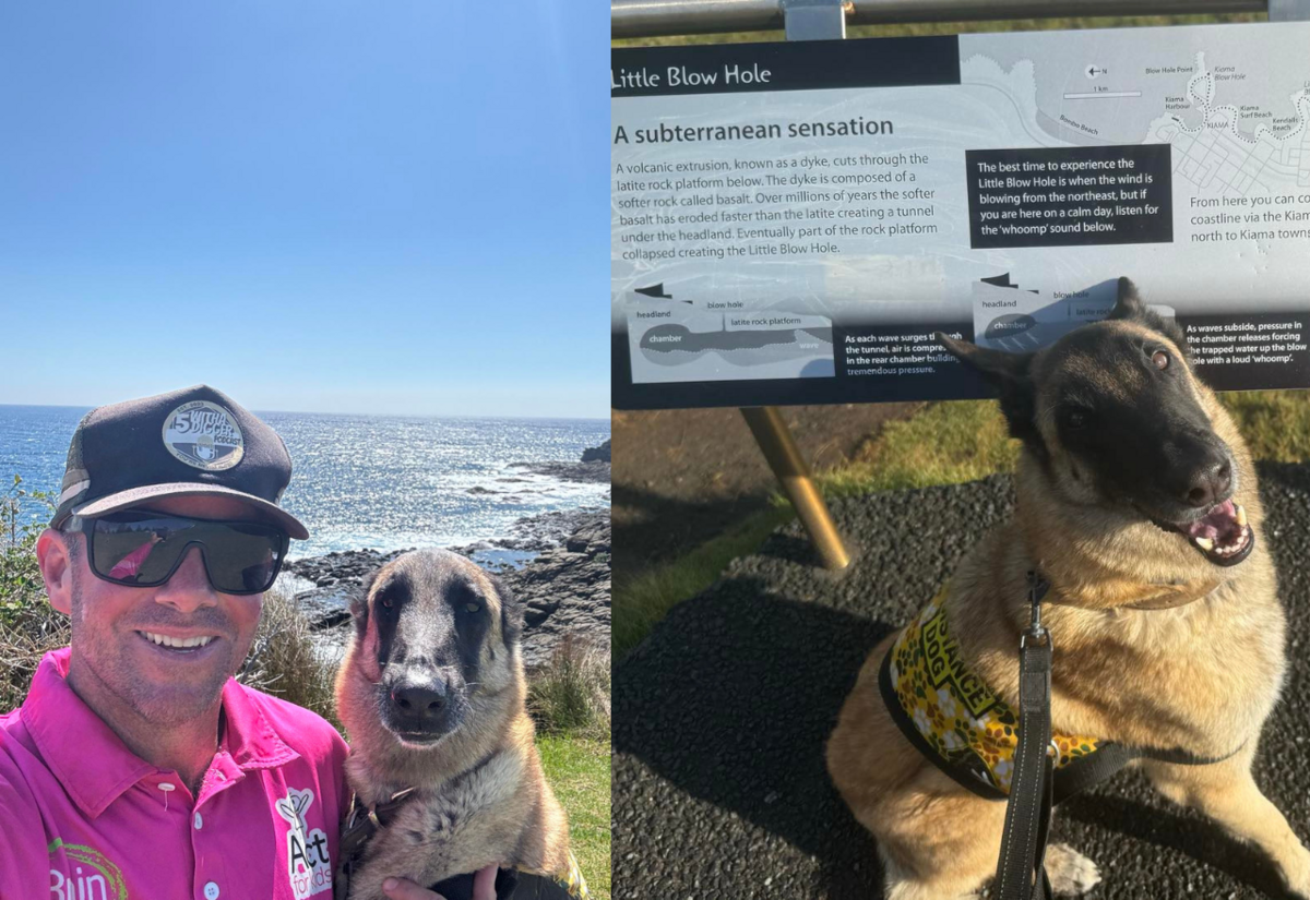 Garth and Max’s big adventure: Day 99 in Kiama
