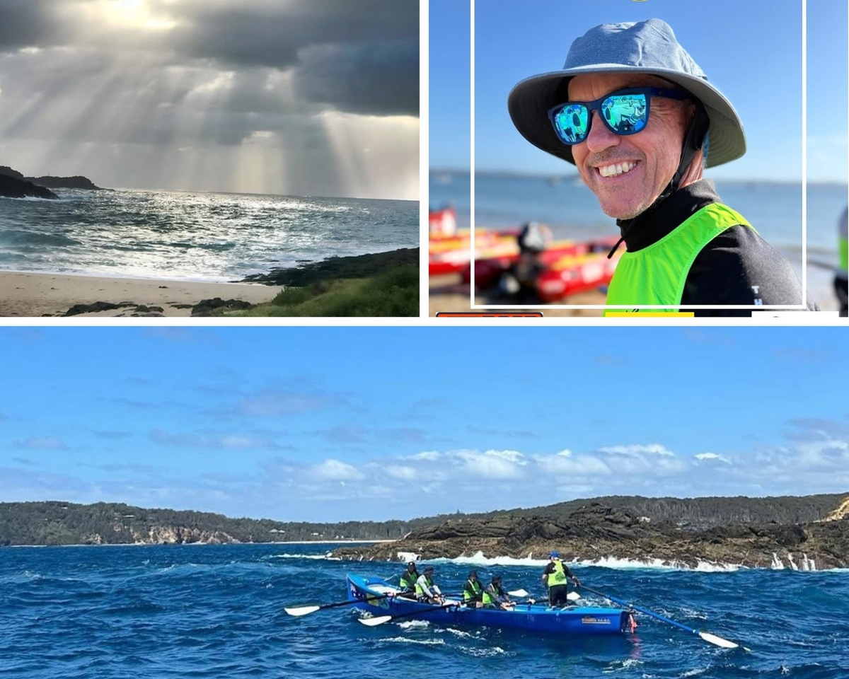 Alan Swan rowing for a cause to preserve our shores