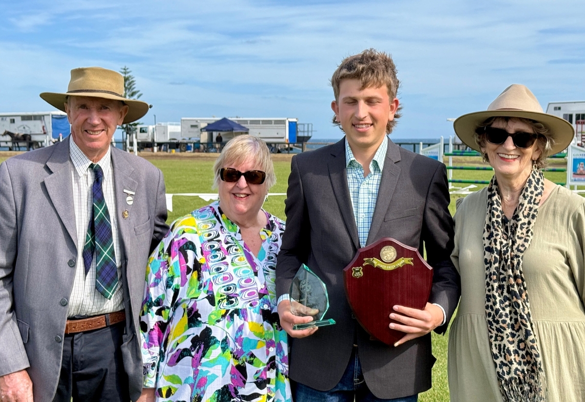 Macs Rubain wins inaugural Judith Green Award at Kiama Show