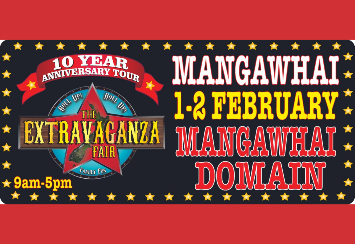 The Extravaganza Fair - Mangawhai Domain this weekend!