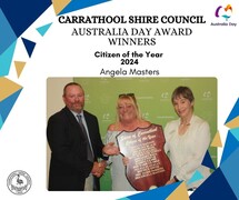 Angela Masters wins Citizen of the Year at Carrathool Shire Australia Day Awards