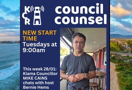Bernie Hems and Mike Cains wrap up Kiama’s big issues on KCR