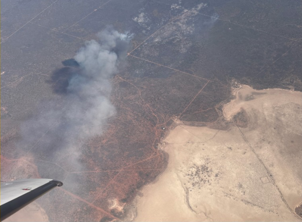 Firefighters battle blaze in Cumborah area