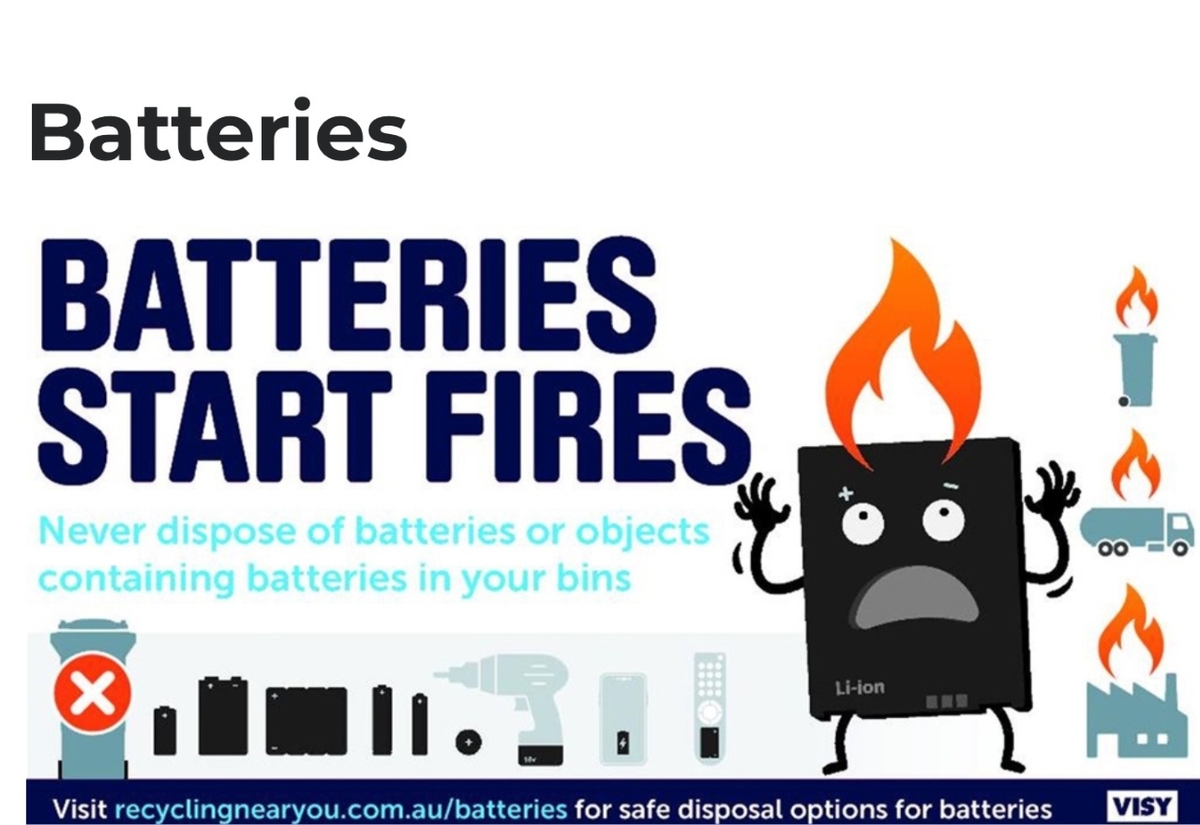Keep Kiama safe by recycling batteries the right way
