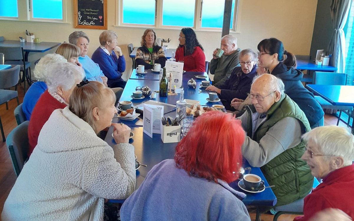 Brewing connections with Te Anau's senior coffee group