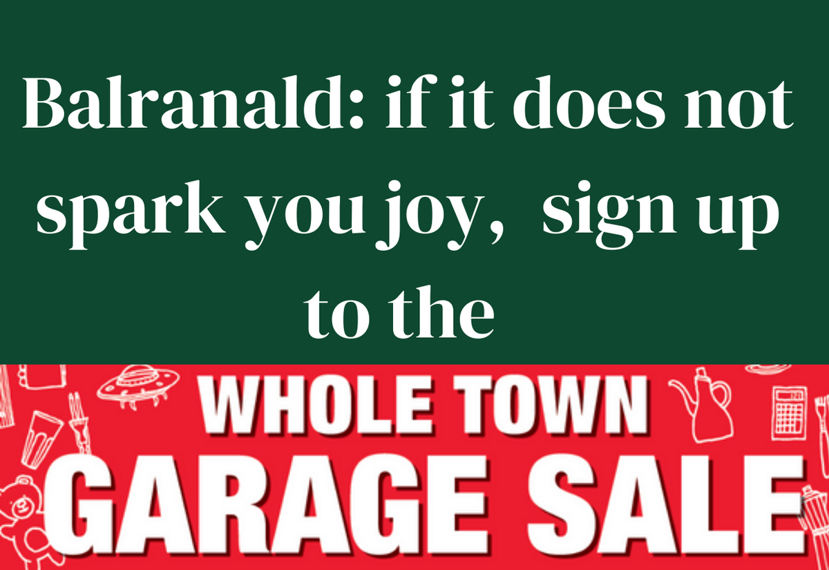 Balranald whole town garage sale