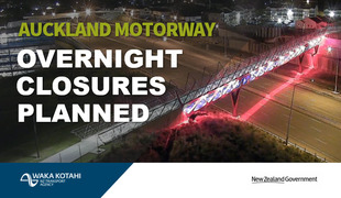 Auckland Overnight Motorway Closures  7-17 Feb