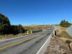 Road closures due to highway work near Omakau