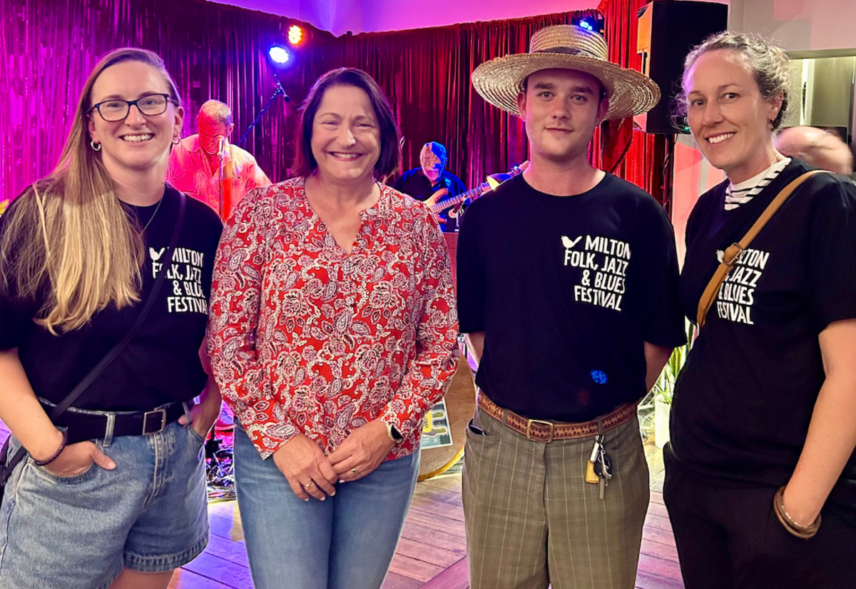 Federal boost as Milton tunes up for first Folk, Jazz and Blues Fest