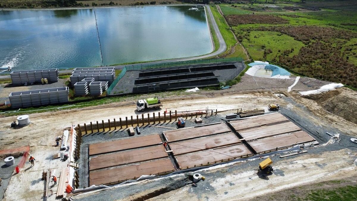 Wellsford Wastewater Plant Foundation Completed