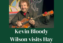 Thank you for coming to Hay Mr Wilson