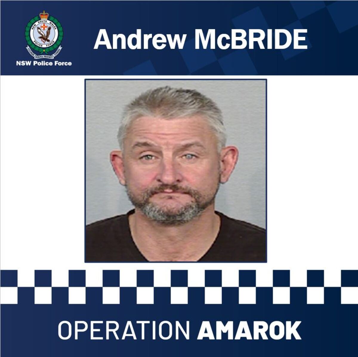 Police appealing for public assistance - Andrew McBRIDE