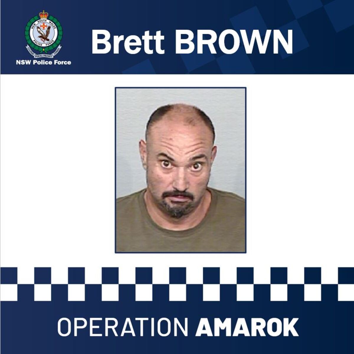 Police appealing for public assistance - Brett BROWN