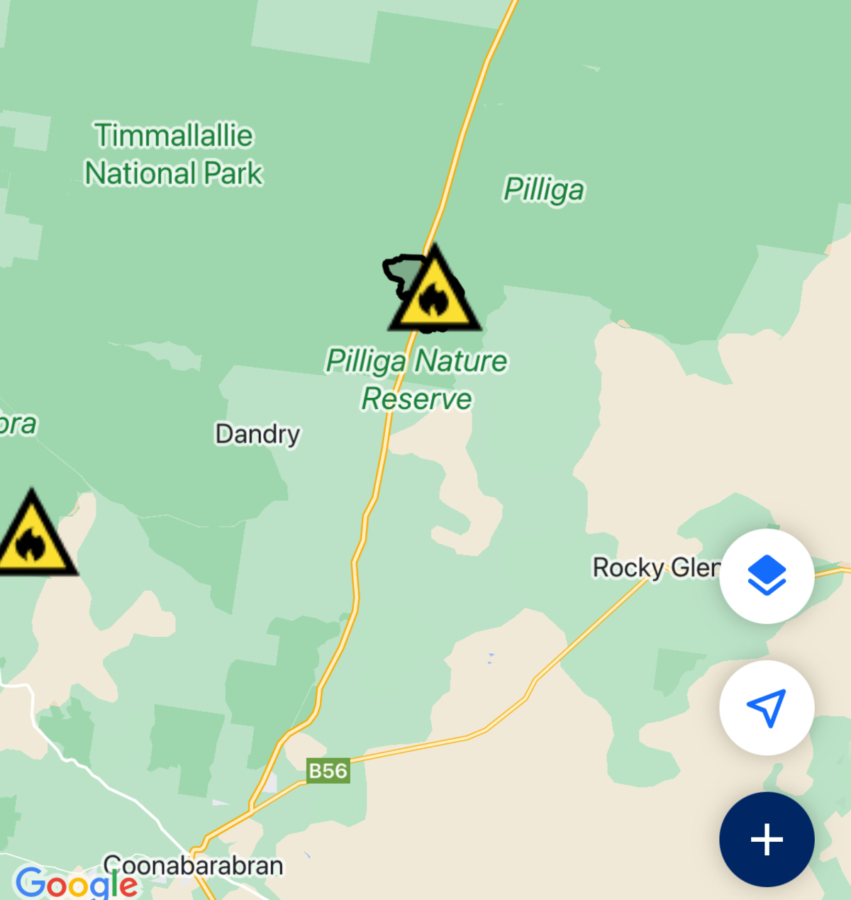 Fire activity drop as Sandstone Cave blaze is being controlled