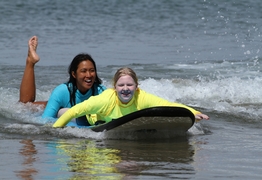 Breaking down barriers for disabled surfers