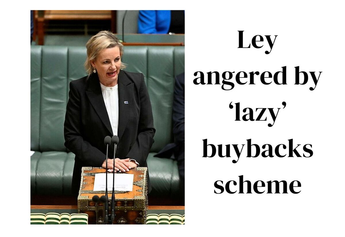 Ley angry at Labor’s sneaky water buyback attack on farmers