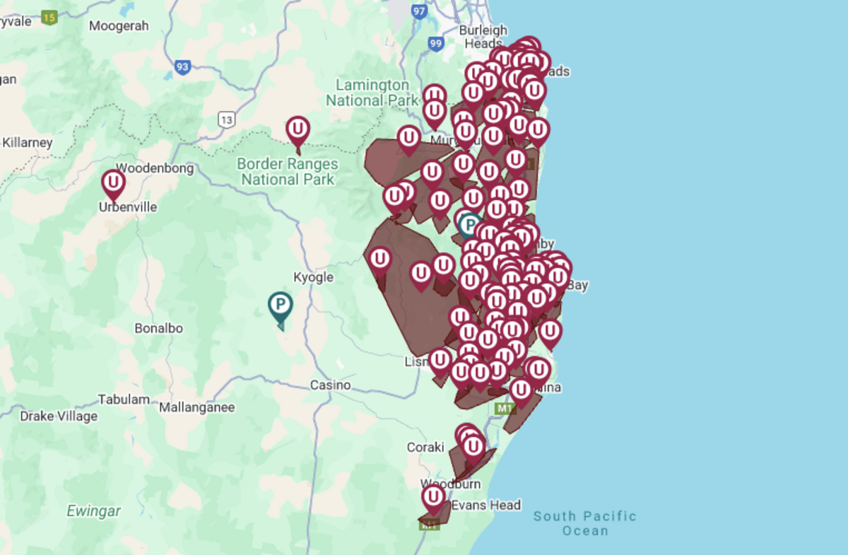 Power outages to last days as Essential Energy crews stood down for safety reasons