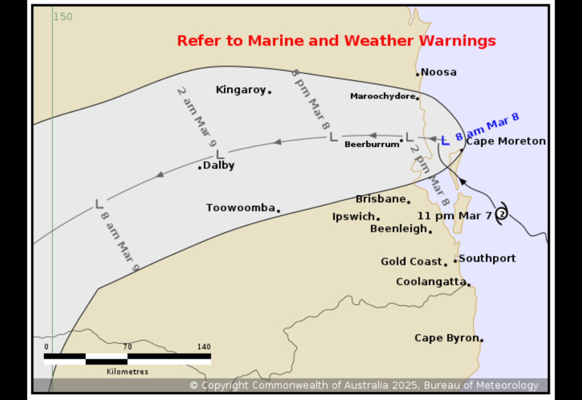 Tropical Cyclone Alfred update: Crossing expected later this morning as a low