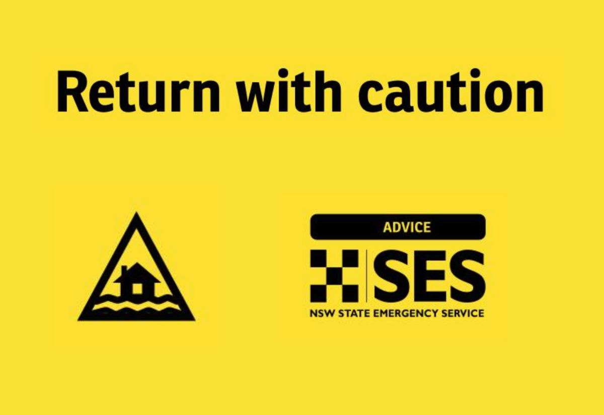 South Lismore residents can Return with Caution