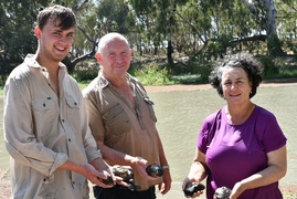 Mussel Muster by Roslyn Lockhart (Jeithi Jerilderie Aboriginal Corporation)