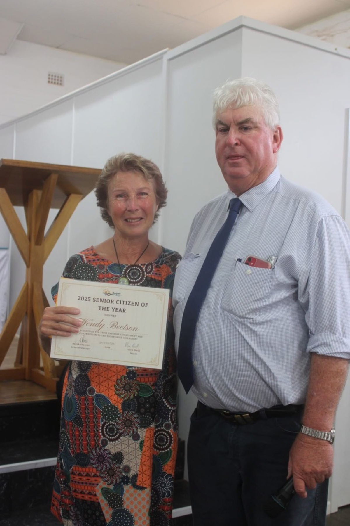 Bogan Shire names Senior Citizen of the Year