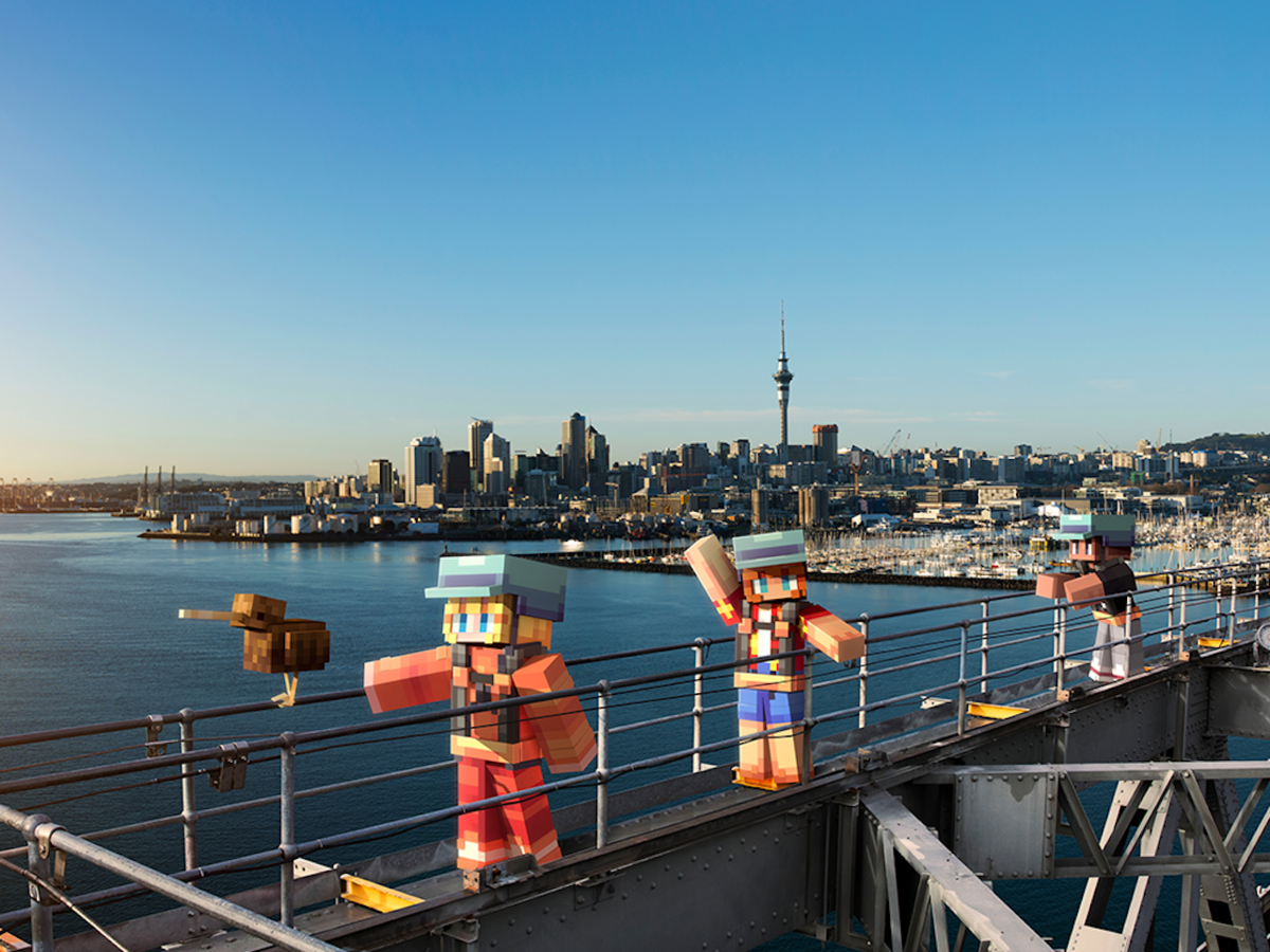 Minecraft Brings NZ to Life